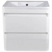 Тумба с раковиной Style Line Атлантика СС-00002339/СС-00002286 70 белый