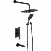 Душевая система Damixa Gala 953510300 черный матовый