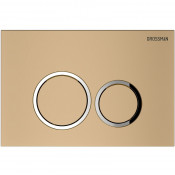 Клавиша смыва Grossman Galaxy 700.K31.01.310.310 золото матовое