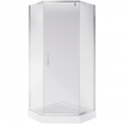 Душевой уголок Niagara Eco NG-010-14DT _0101432DT 100х100 профиль черный/стекло тонированное