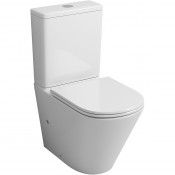 Унитаз-компакт Grossman Tornado GR-4450SQ с сиденьем микролифт, белый глянец