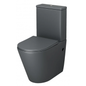Унитаз-компакт Grossman Color GR-4480GMS с сиденьем микролифт, серый матовый