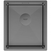 Мойка для кухни Paulmark Next Uni PM213844-GM 38 вороненая сталь