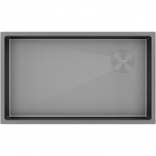 Мойка для кухни Paulmark Next-Skew Uni PM887444-MG 74 матовый серый