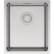 Мойка для кухни Paulmark Lassan Uni LA38-BS 38 брашированная сталь