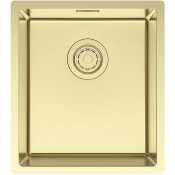 Мойка для кухни Paulmark Yuni Uni YU39-LG 39 светлое золото