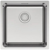 Мойка для кухни Paulmark Yuni Uni YU44-BS 44 брашированная cталь