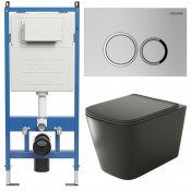 Унитаз с инсталляцией Grossman 97.4441BMS.01.110 с клавишей смыва