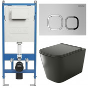 Унитаз с инсталляцией Grossman 97.4441BMS.02.110 с клавишей смыва