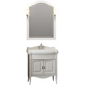 Комплект мебели Opadiris Лоренцо Z0000008220/030300-u-01/Z0000008464/1041 80  белый