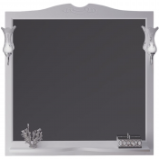 Зеркало Opadiris Валери 00-00007037/Z0000006243 105 со светильниками белый матовый