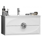 Тумба с раковиной Opadiris Ибица 00-00003606/050400-u-01 90 белый/хром