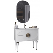 Комплект мебели для ванной Opadiris Ибица 00-00006614/00-00003607/050400-u-01/00-00003610 90 белый/золото