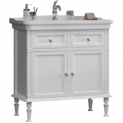 Тумба с раковиной Opadiris Кантара 00-00007478/4640021065891 85 белый матовый