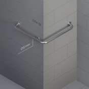 Kranik поручень для внешнего угла СГН-32-500-500