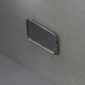 Kranik Зеркало для инвалидов поворотное антивандальное (полотно из нерж. стали) Z-3-700-500