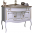 Тумба с раковиной Opadiris Лаура Z0000007090/Z0000013435/TP230-00CB00Е-0000 100 белый с бежевой патиной