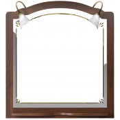 Зеркало Opadiris Лоренцо 00-00007042/Z0000002331 96x107 с подсветкой светлый орех