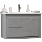 Тумба под раковину Opadiris Луиджи 00-00006180 80 серый матовый