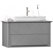 Тумба под раковину Opadiris Луиджи 00-00005940 90 серый матовый