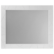 Зеркало Opadiris Луиджи 00-00007193 120x100 с подсветкой и подогревом белый матовый