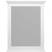 Зеркало Opadiris Палермо 00-00006724 60 белый матовый