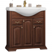 Тумба с раковиной Opadiris Риспекто 00-00006025/4620008198941 80 орех антикварный