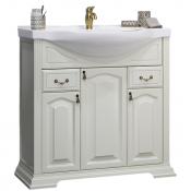 Тумба с раковиной Opadiris Риспекто 00-00006703/1.WH11.0.265 85 слоновая кость