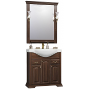 Комплект мебели для ванной Opadiris Риспекто 00-00006025/4620008198941/00-00007061 80 орех антикварный