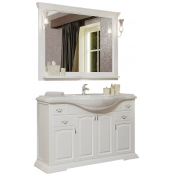 Комплект мебели для ванной Opadiris Риспекто Z0000012634/4640021060957/00-00007051 120 белый матовый