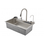 Многофункциональная кухонная мойка Savol S-SC002Q графит