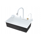 Многофункциональная кухонная мойка Savol S-SC003W белая