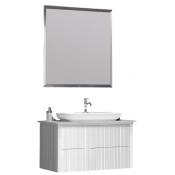 Комплект мебели для ванной Opadiris Рубинно 00-00005944/074400-u-01/00-00006476 90 белый глянцевый