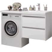 Тумба с раковиной Opadiris Фреш 00-00007084/ФР-00001528 120L белый глянцевый