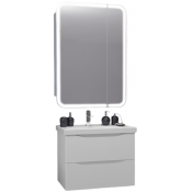 Комплект мебели для ванной Opadiris Элеганс 00-00006756/031100-u/00-00006755 70 белый матовый