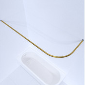 Карниз для шторы на ванну Радомир Вальс 3/4 1-12-3-0-0-338 170 золото