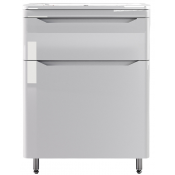 Тумба с раковиной Style Line Марелла СС-00002396/СС-00002367 60 белый глянец