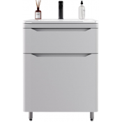 Тумба с раковиной Style Line Марелла СС-00002398/СС-00002368 70 белый матовый