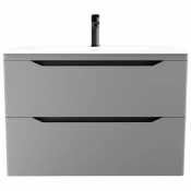 Тумба с раковиной Style Line Марелла СС-00002412/СС-00002376 80 серый