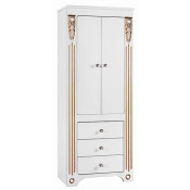 Шкаф-пенал Vod-ok Версаль 60 R белый/золото