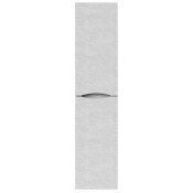 Пенал Vod-ok Лайт 35 L с бельевой корзиной белый камень