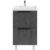 Тумба под раковину Vod-ok Дольче 50 серый камень