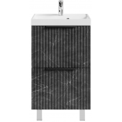 Тумба под раковину Vod-ok Дольче 50 мрамор графит