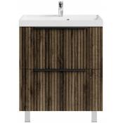 Тумба с раковиной Vod-ok Дольче 70 дуб крымский коричневый