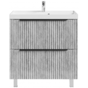 Тумба с раковиной Vod-ok Дольче 80 горный камень 57807