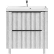 Тумба под раковину Vod-ok Дольче 80 белый камень