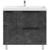 Тумба под раковину Vod-ok Дольче 90 L мрамор графит