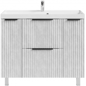 Тумба под раковину Vod-ok Дольче 100 белый камень 57805