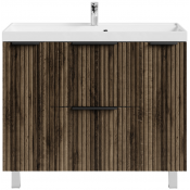 Тумба с раковиной Vod-ok Дольче 100 дуб крымский коричневый 131005-9005