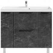 Тумба с раковиной Vod-ok Дольче 100 мрамор графит